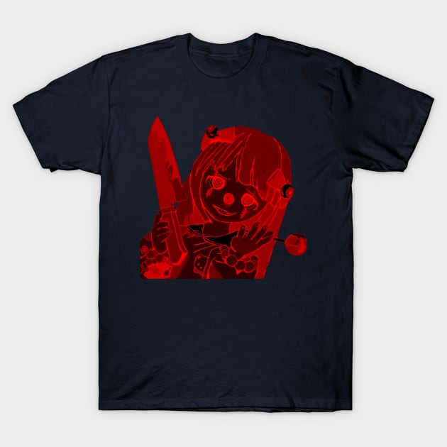 Scary Clown Halloween T-Shirt by DravenWaylon